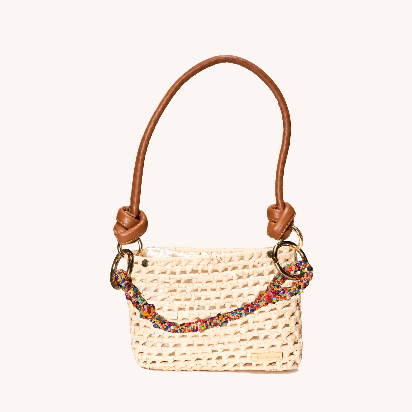 Ôni Mini Bag with Beaded Handle