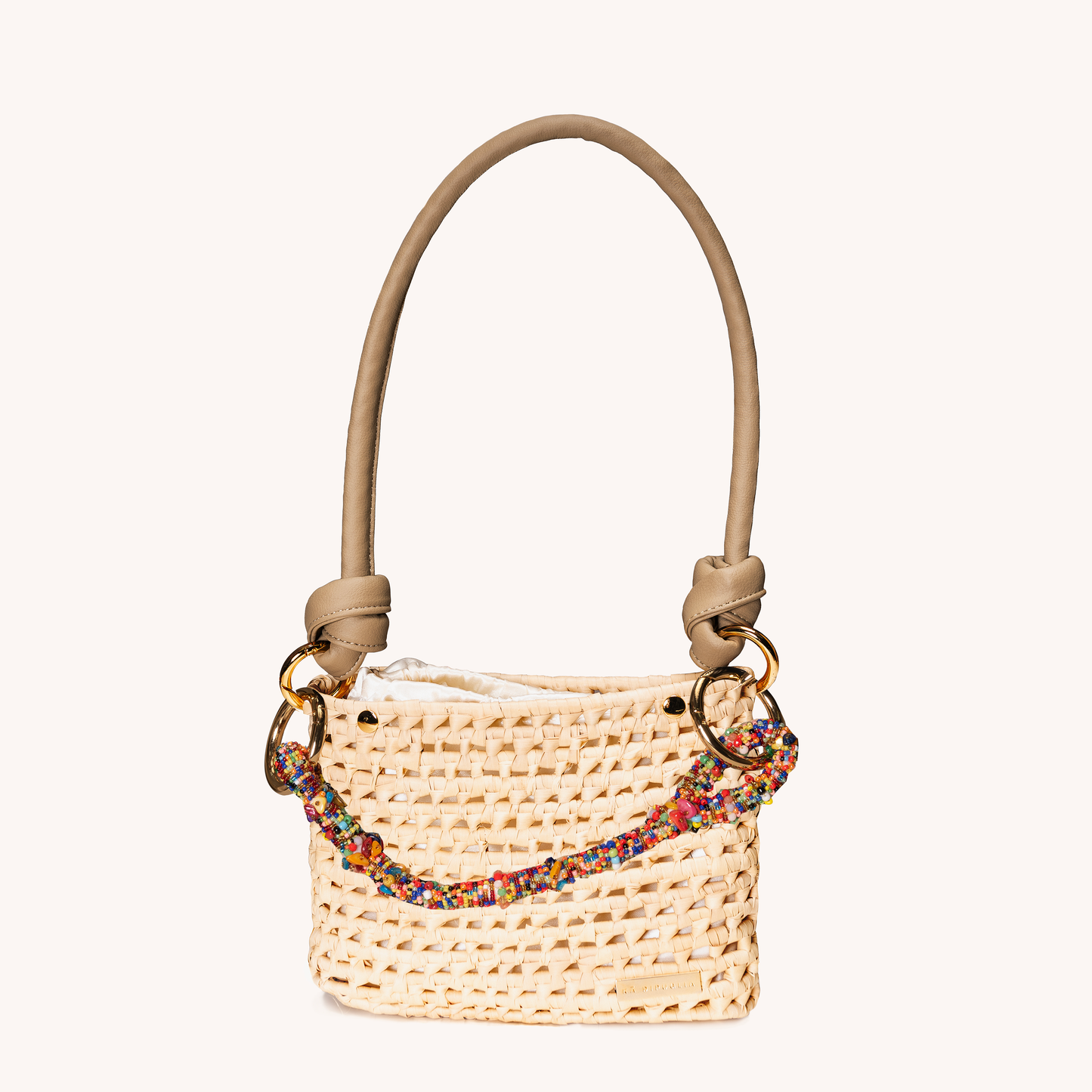 Ôni Mini Bag with Beaded Handle