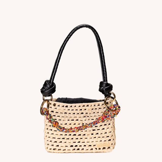 Ôni Mini Bag with Beaded Handle