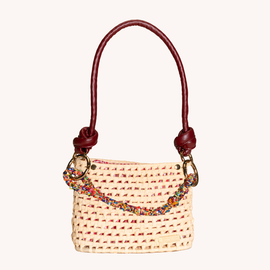 Ôni Mini Bag with Beaded Handle