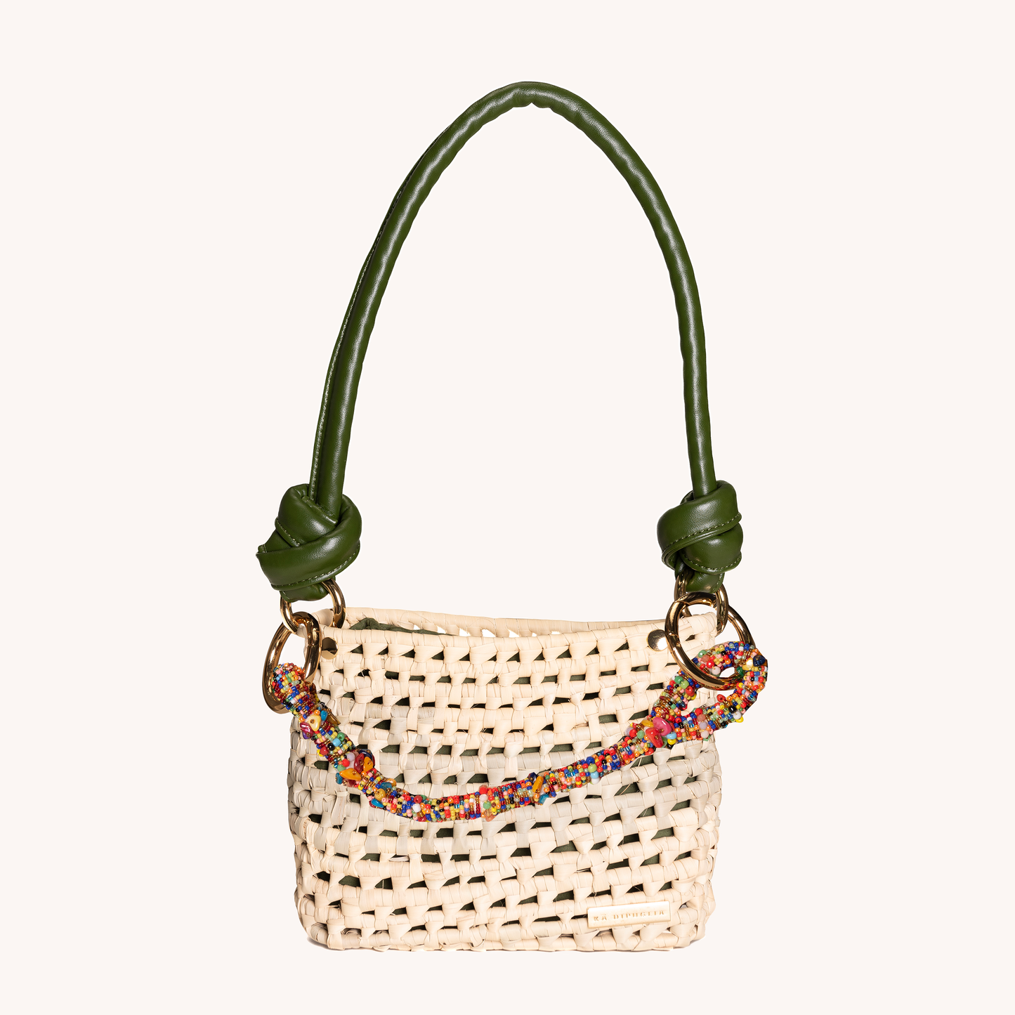 Ôni Mini Bag with Beaded Handle