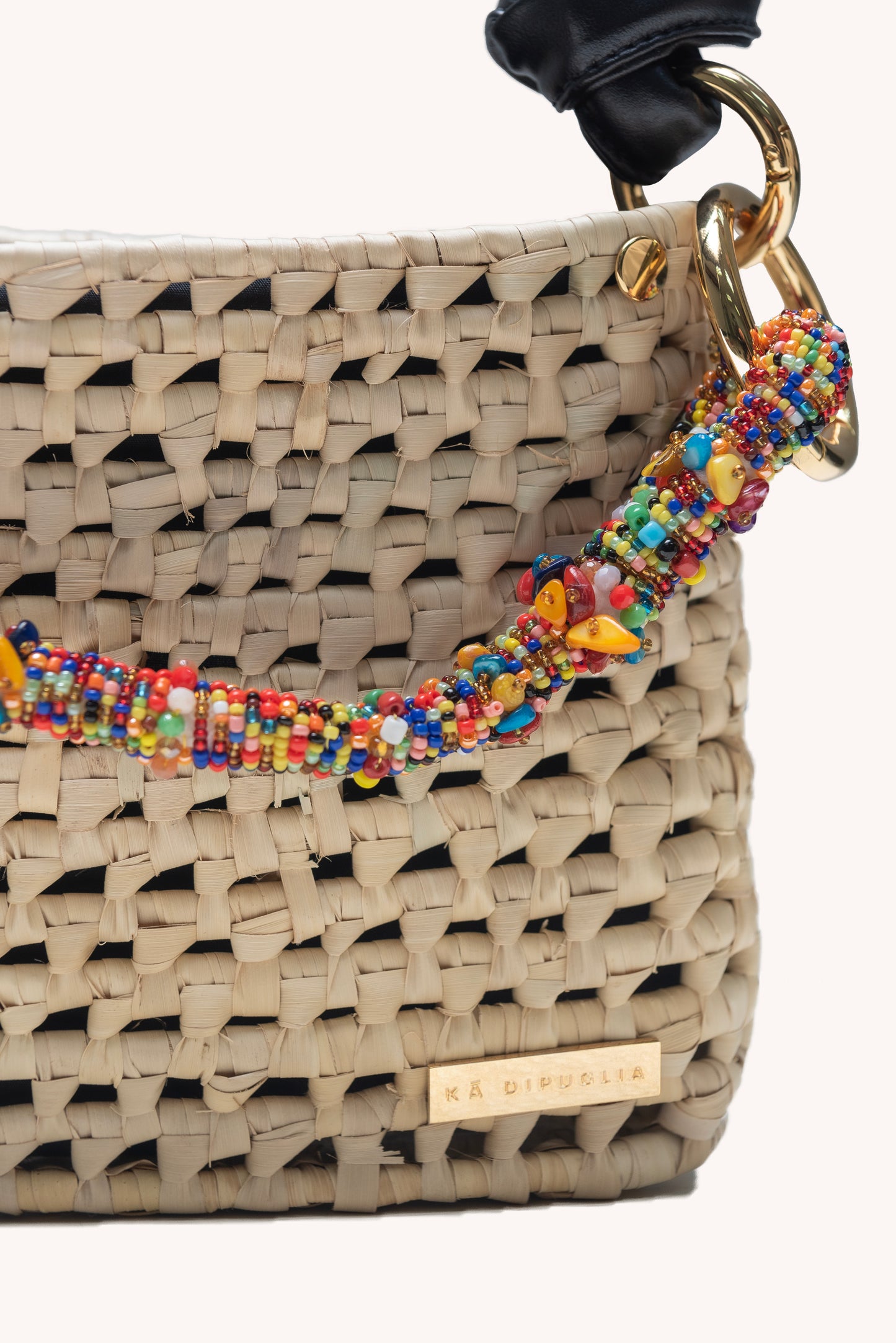 Ôni Mini Bag with Beaded Handle
