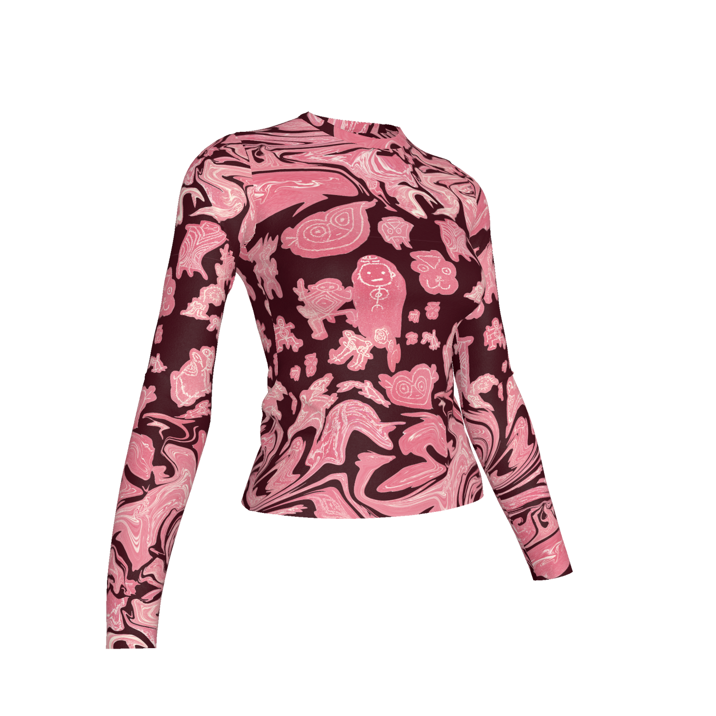 Wakairi Pink Long Sleeve