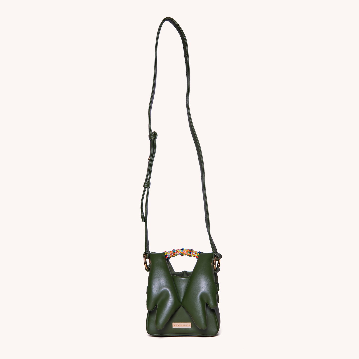 Inarú Mini Bag Green Embroidery