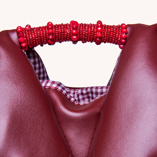 Inarú Mini Bag Red Embroidery