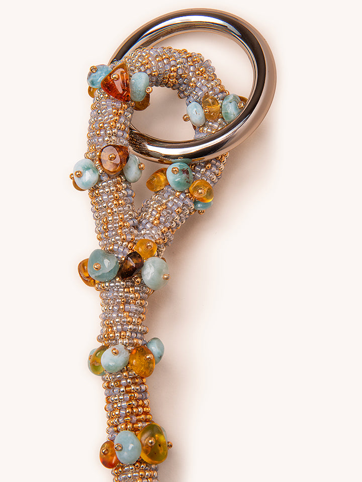 Ambar & Larimar Charm