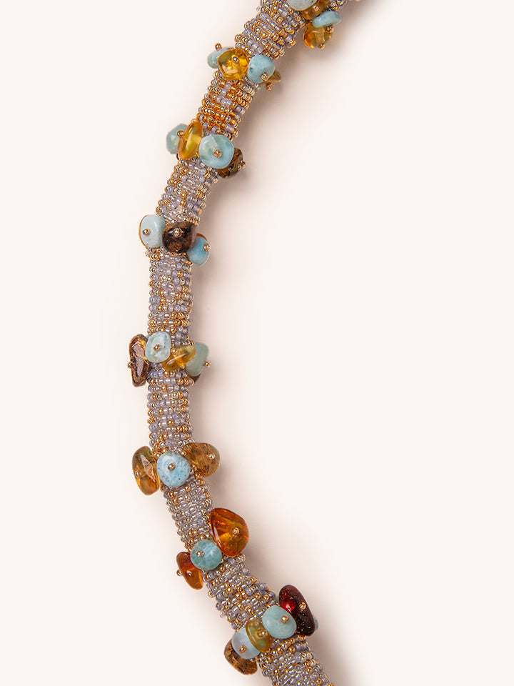 Ambar & Larimar Charm