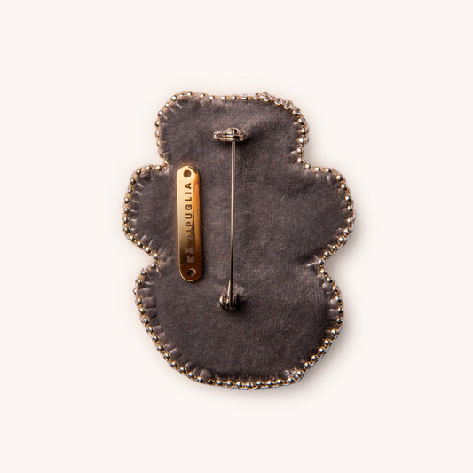 Taíno silver Brooch