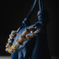 Ibakari Bag Blue Amber & Larimar Charm