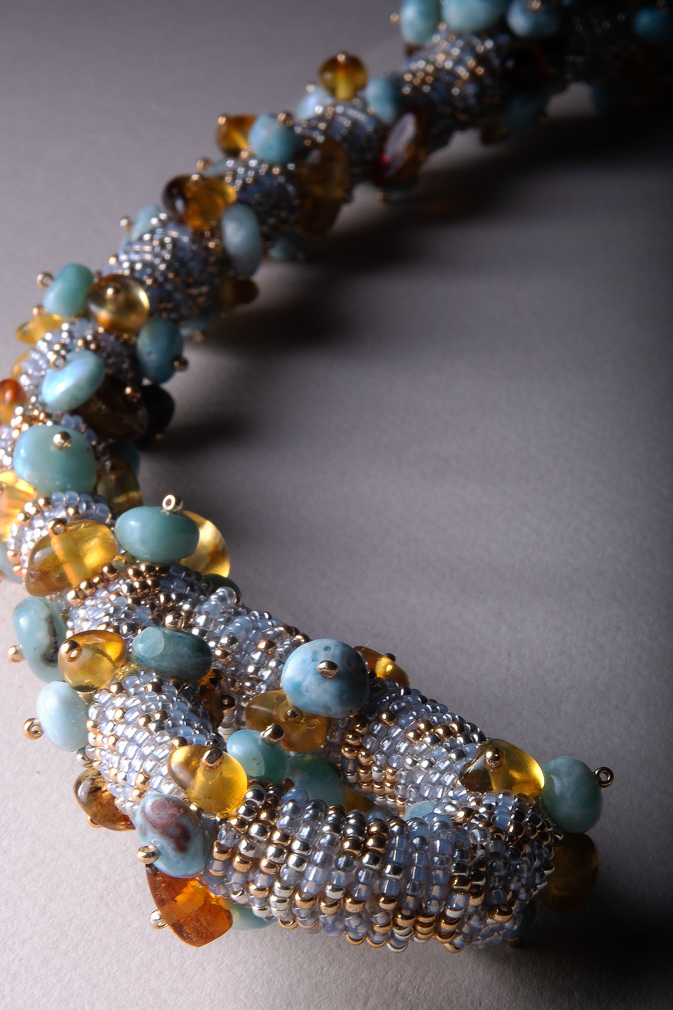 Ambar & Larimar Charm