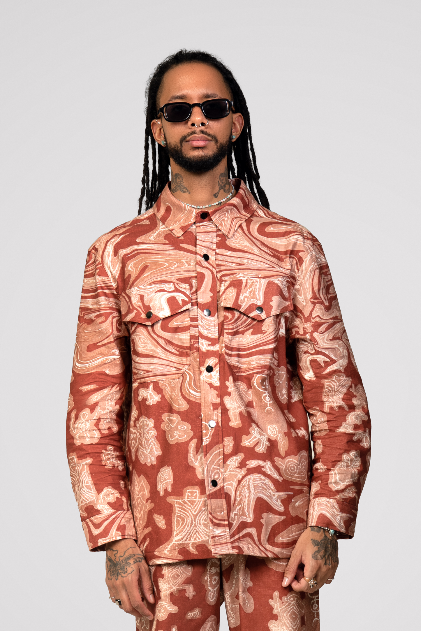 Wakairi Copper Shirt Jacket