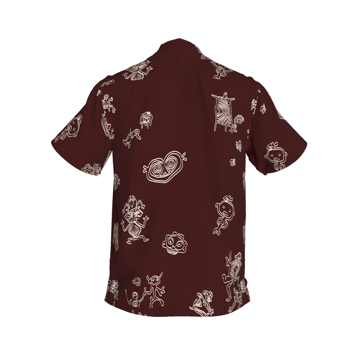 Usa Weyu Burgundy Shirt