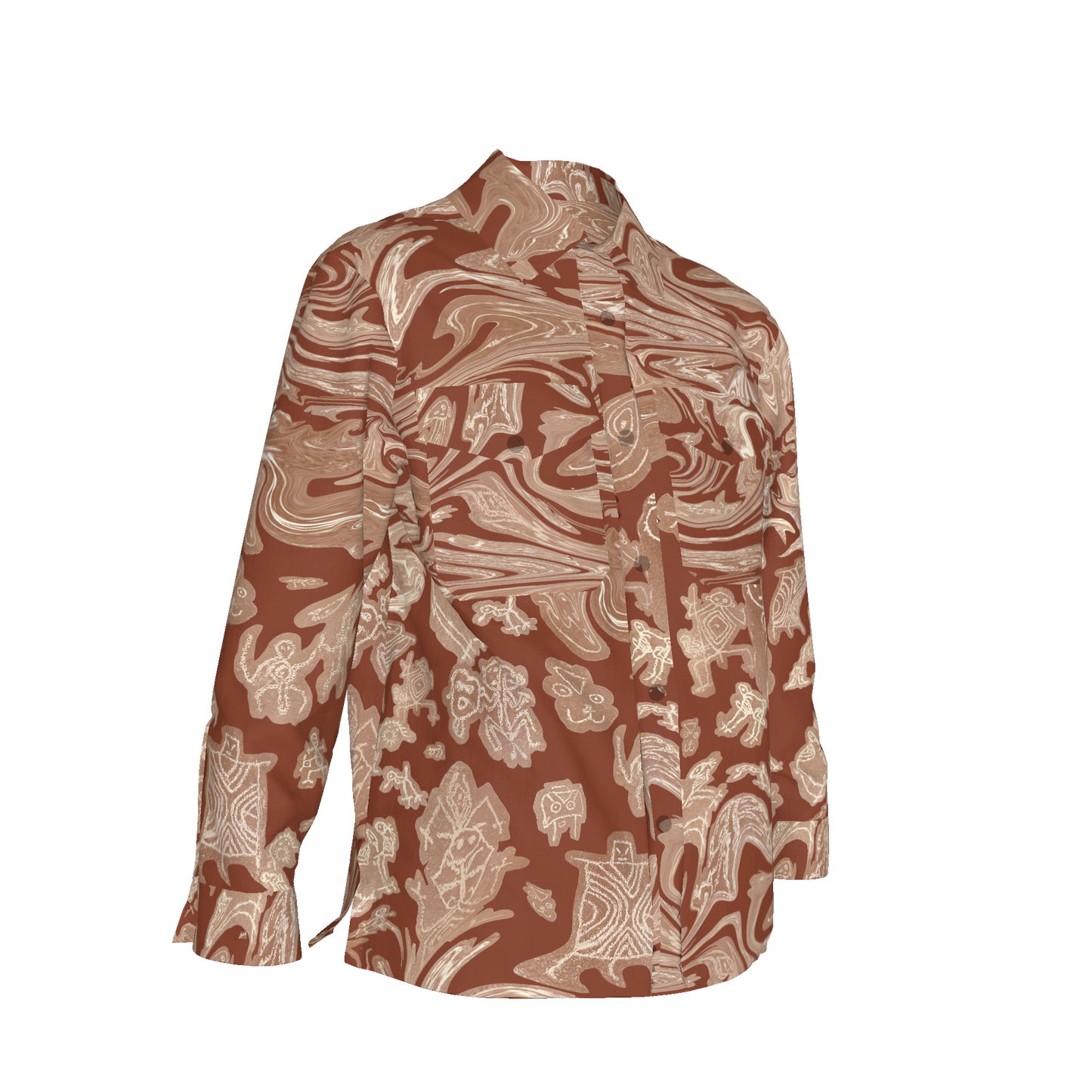 Wakairi Copper Shirt Jacket